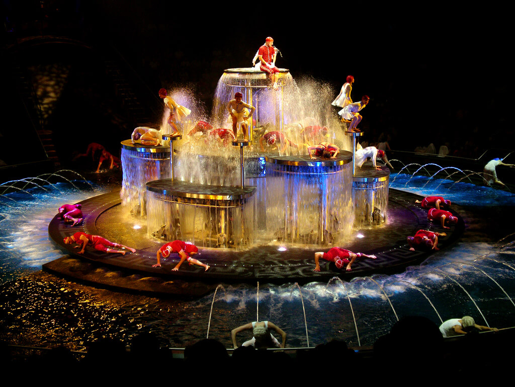 Catch a bus to Las Vegas and see some of the awesome shows, like Le Rêve.